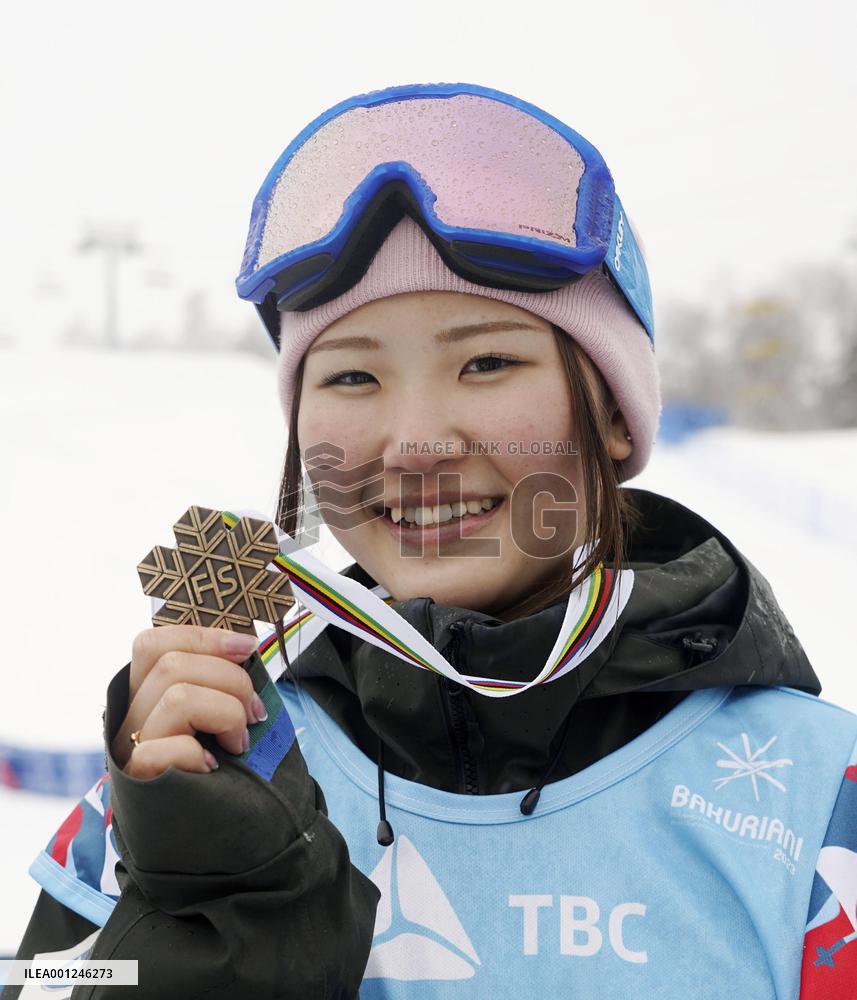 Japan's Ono wins bronze in women's snowboarding halfpipe