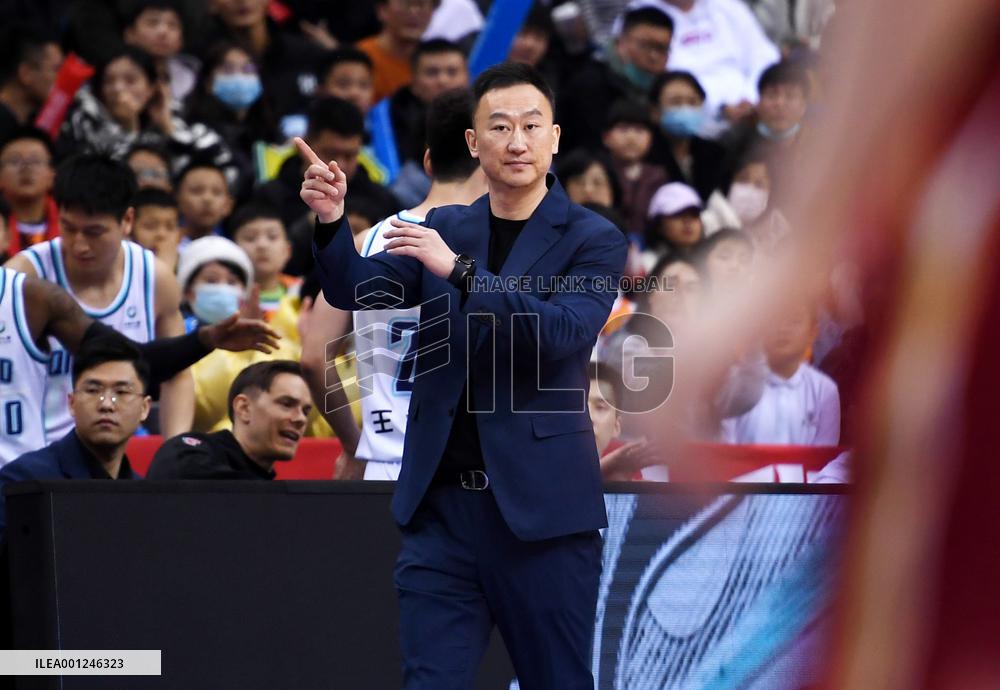 (SP)CHINA-QINGDAO-BASKETBALL-CBA LEAGUE-QINGDAO VS ZHEJIANG (CN)