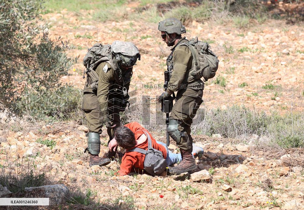 MIDEAST-HAWARA-PROTEST