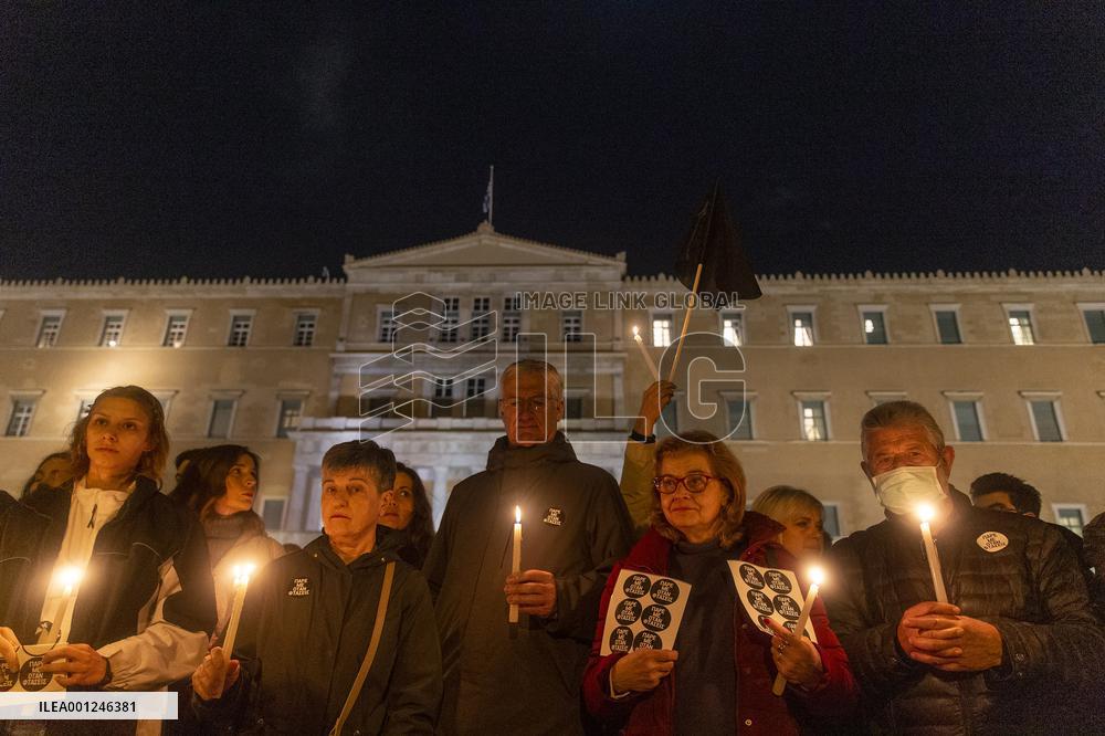 GREECE-ATHENS-TRAIN CRASH-VIGIL