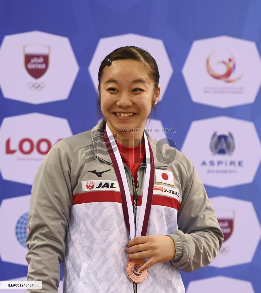 (SP)QATAR-DOHA-FIG-GYMNASTICS-WORLD CUP-WOMEN'S UNEVEN BARS FINAL