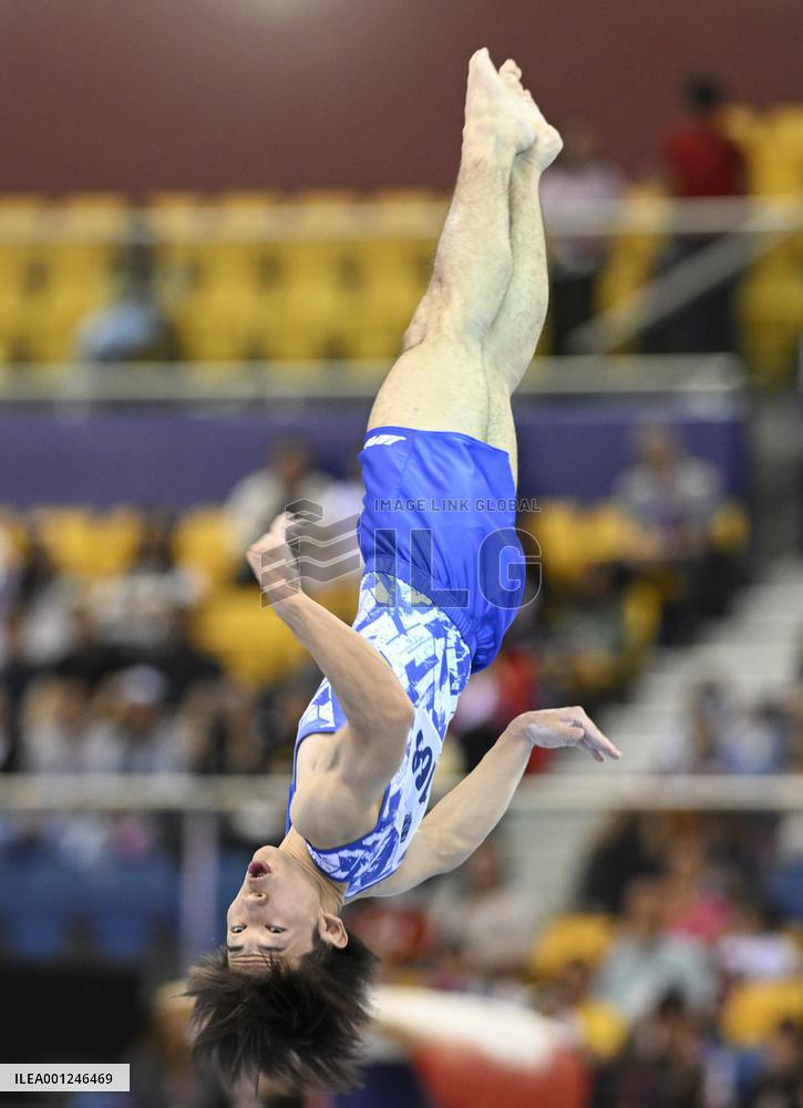 (SP)QATAR-DOHA-FIG-GYMNASTICS-WORLD CUP-MEN'S FLOOR