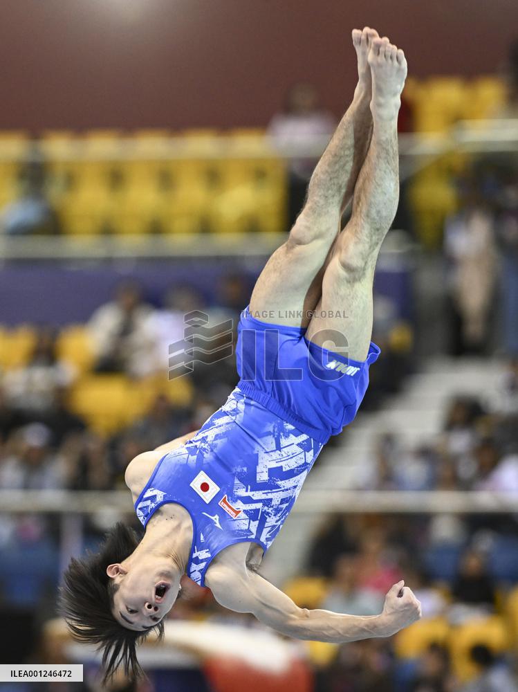 (SP)QATAR-DOHA-FIG-GYMNASTICS-WORLD CUP-MEN'S FLOOR
