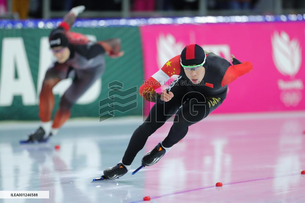 (SP)NETHERLANDS-HEERENVEEN-WORLD SPEED SKATING CHAMPIONSHIPS-MEN'S 500M