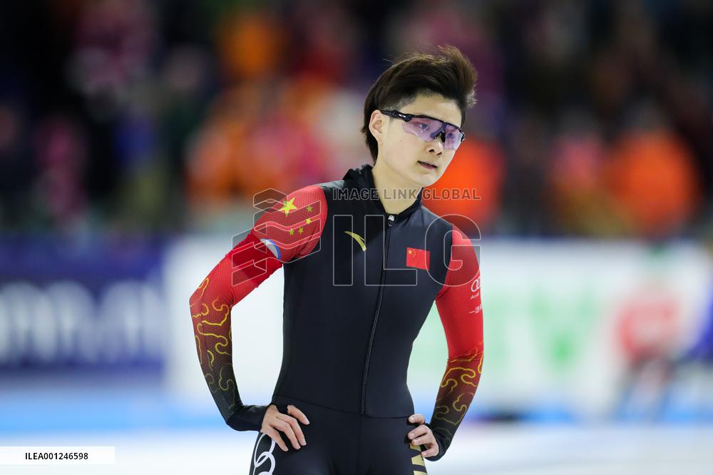 (SP)NETHERLANDS-HEERENVEEN-WORLD SPEED SKATING CHAMPIONSHIPS-WOMEN'S 500M