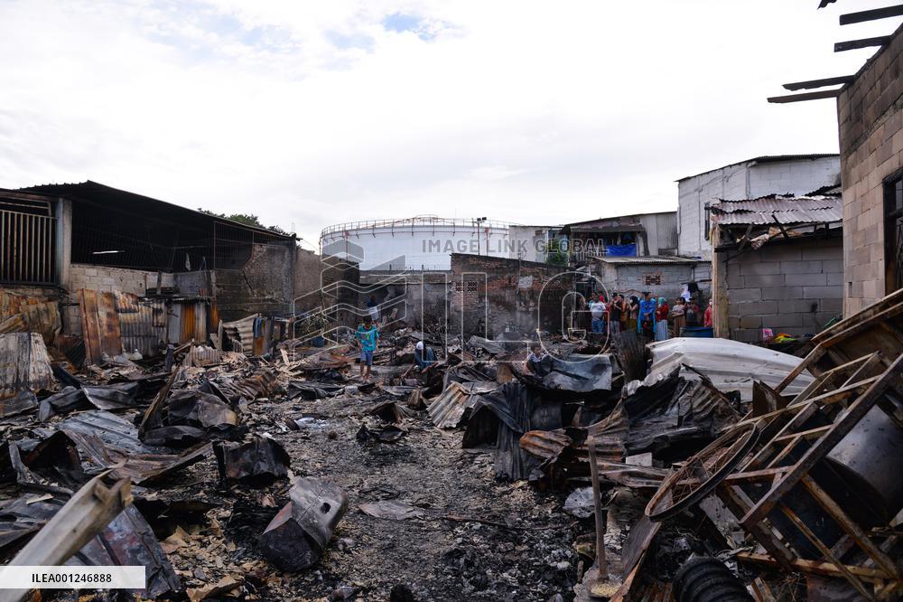 INDONESIA-JAKARTA-FIRE-AFTERMATH