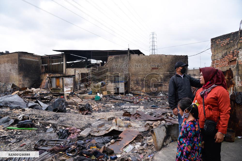 INDONESIA-JAKARTA-FIRE-AFTERMATH