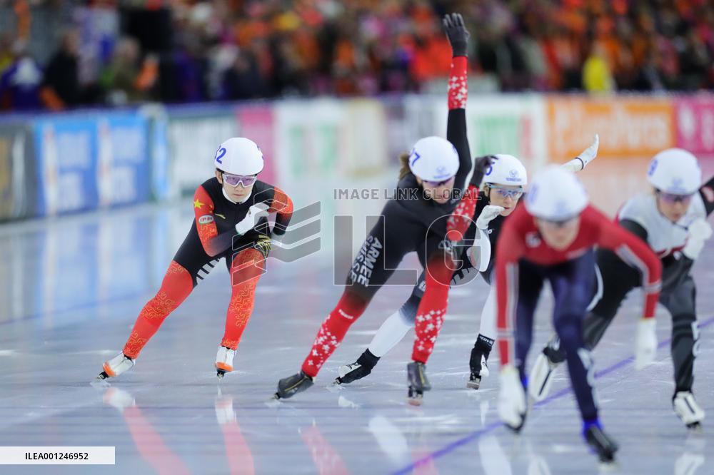 (SP)NETHERLANDS-HEERENVEEN-WORLD SPEED SKATING CHAMPIONSHIPS-WOMEN'S MASS START SEMIFINAL