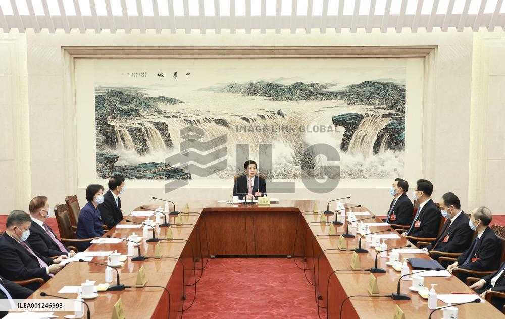 (TWO SESSIONS)CHINA-BEIJING-NPC-CHAIRPERSONS-MEETING (CN)