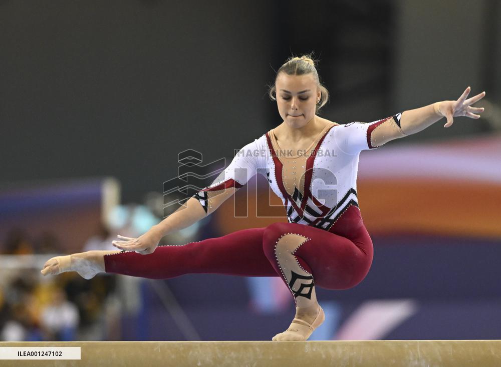 (SP)QATAR-DOHA-FIG-GYMNASTICS-WORLD CUP-BALANCE BEAM