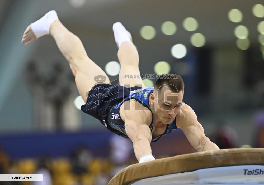 (SP)QATAR-DOHA-FIG-GYMNASTICS-WORLD CUP-MEN'S VAULT