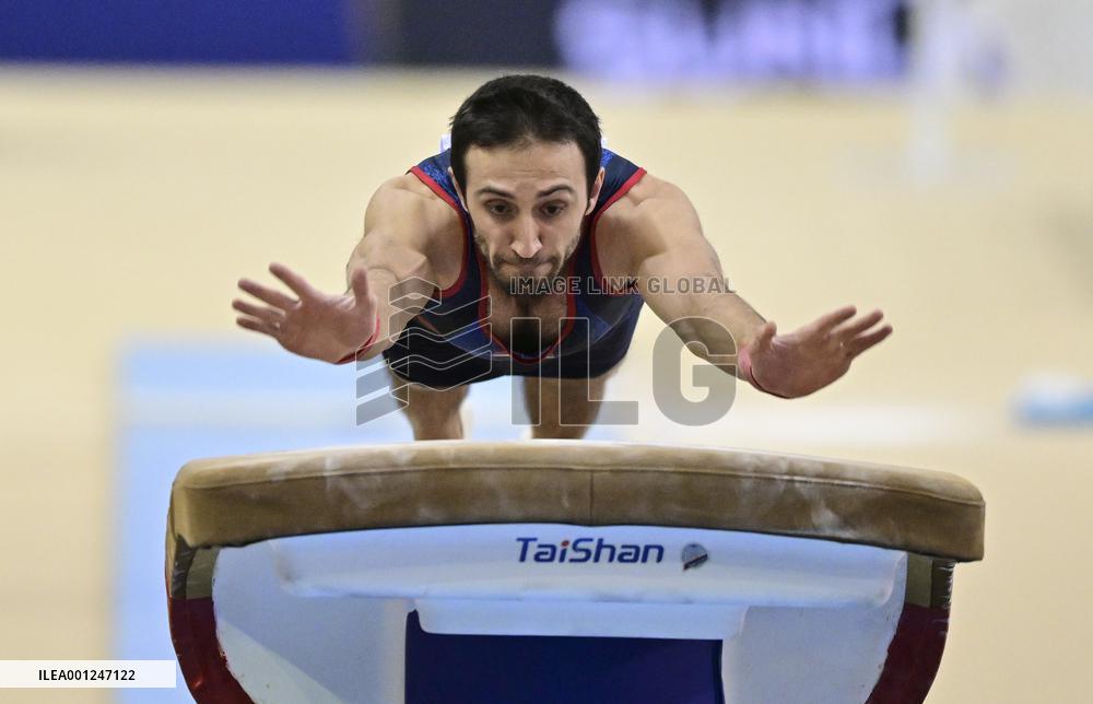 (SP)QATAR-DOHA-FIG-GYMNASTICS-WORLD CUP-MEN'S VAULT