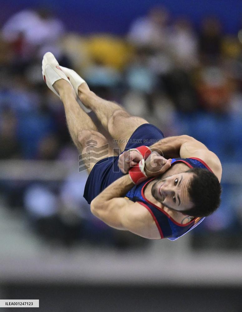 (SP)QATAR-DOHA-FIG-GYMNASTICS-WORLD CUP-MEN'S VAULT