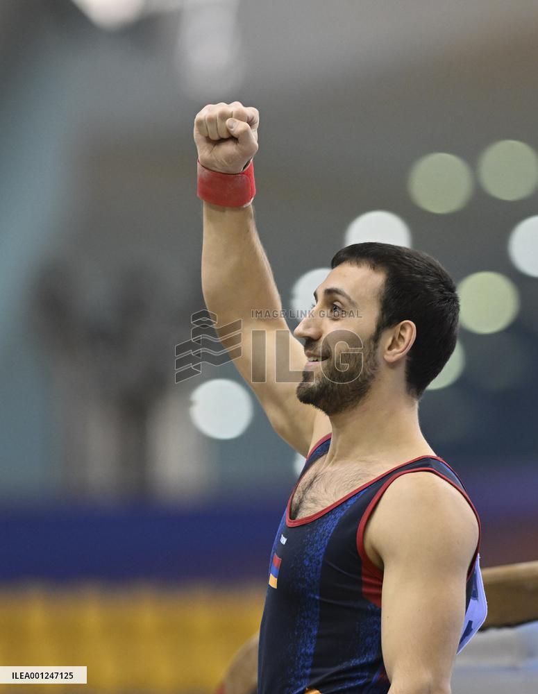 (SP)QATAR-DOHA-FIG-GYMNASTICS-WORLD CUP-MEN'S VAULT