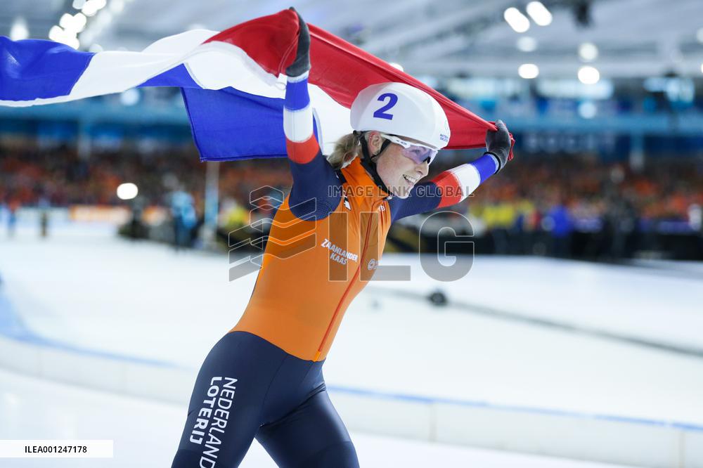 (SP)NETHERLANDS-HEERENVEEN-WORLD SPEED SKATING CHAMPIONSHIPS-MASS START WOMEN