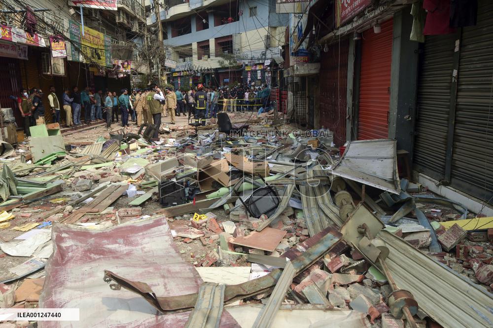 BANGLADESH-DHAKA-OFFICE EXPLOSION