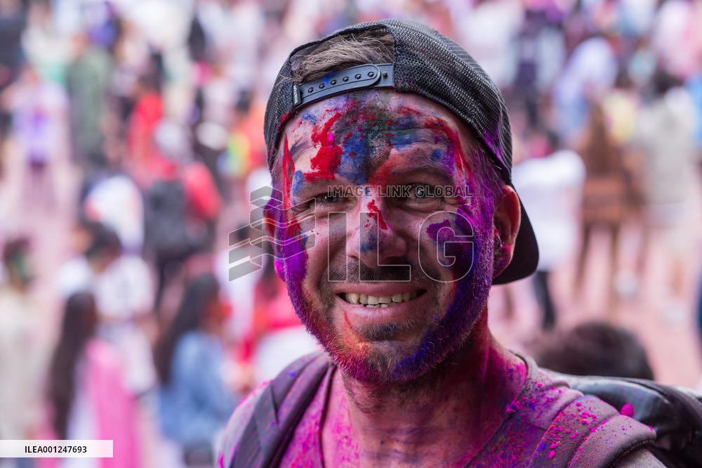 NEPAL-LALITPUR-HOLI FESTIVAL CELEBRATION