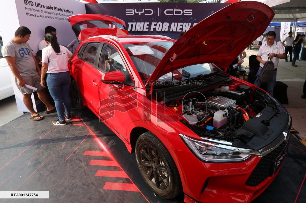MYANMAR-YANGON-CHINESE EV CAR