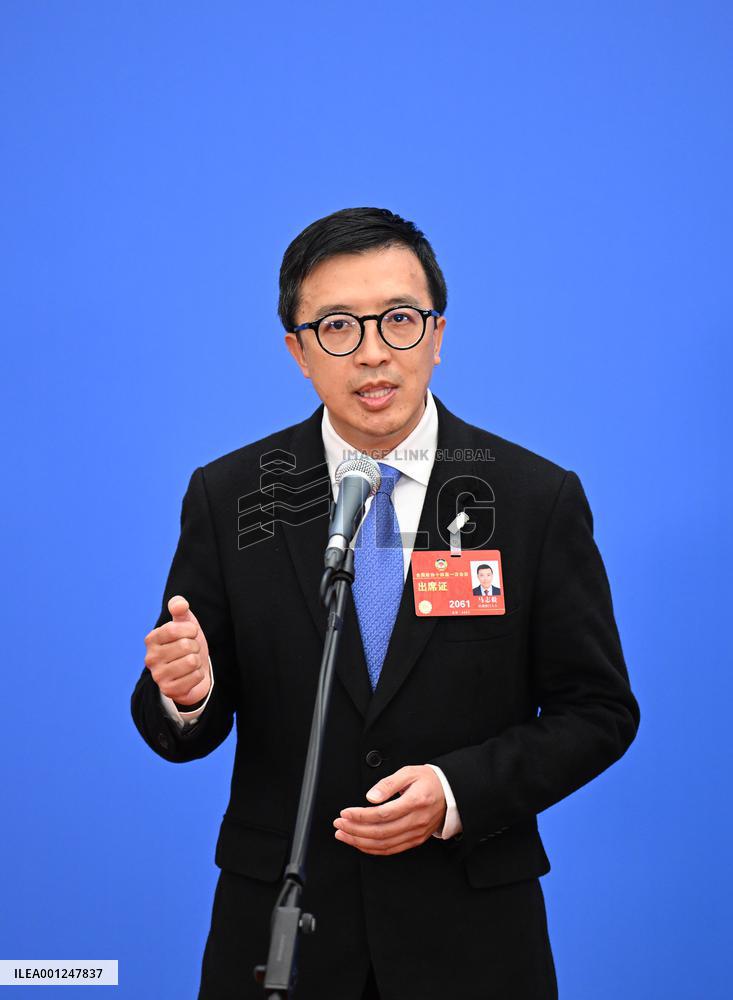 (TWO SESSIONS)CHINA-BEIJING-CPPCC-MEMBERS-INTERVIEW (CN)