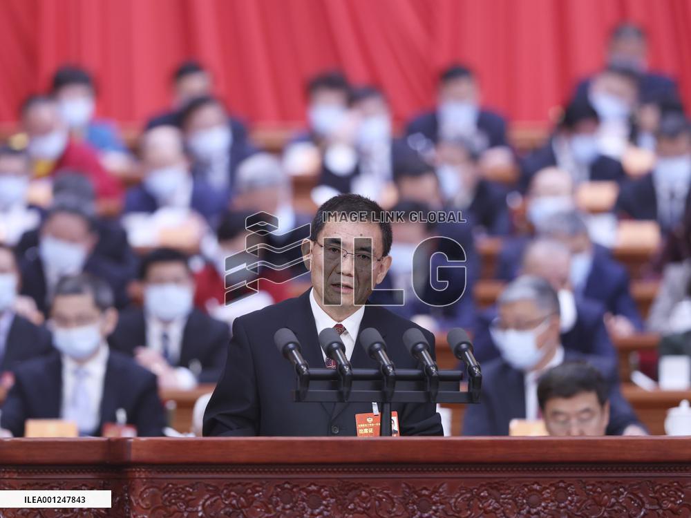 (TWO SESSIONS)CHINA-BEIJING-CPPCC-ANNUAL SESSION-SECOND PLENARY MEETING-SPEECH (CN)