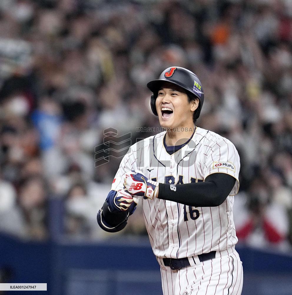 Baseball: Japan's WBC warm-up game