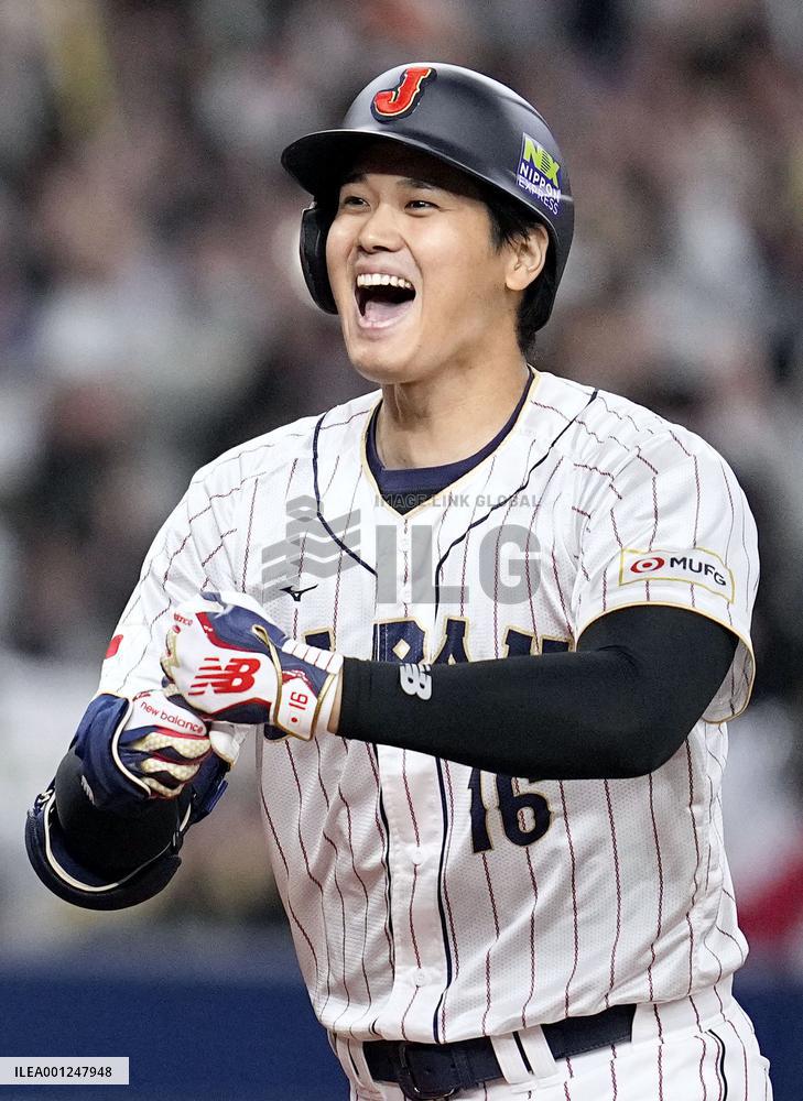 Baseball: Japan's WBC warm-up game