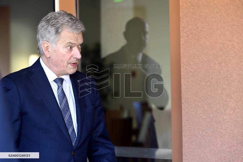 President of Finland Sauli Niinistö visits USA
