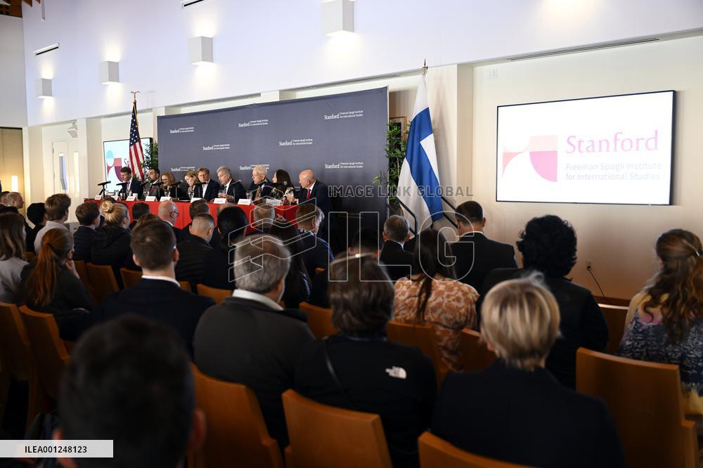 President of Finland Sauli Niinistö visits USA