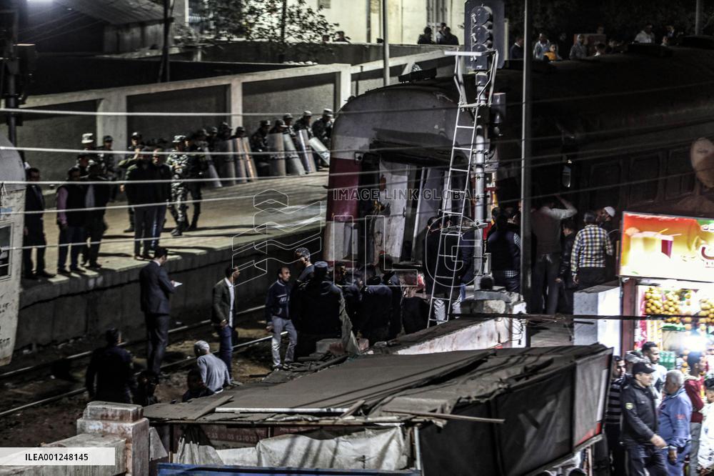 EGYPT-QALYUBIA-TRAIN-DERAILMENT