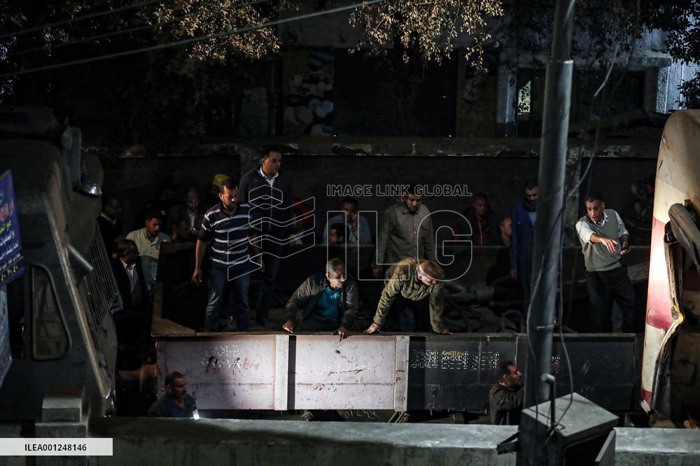 EGYPT-QALYUBIA-TRAIN-DERAILMENT