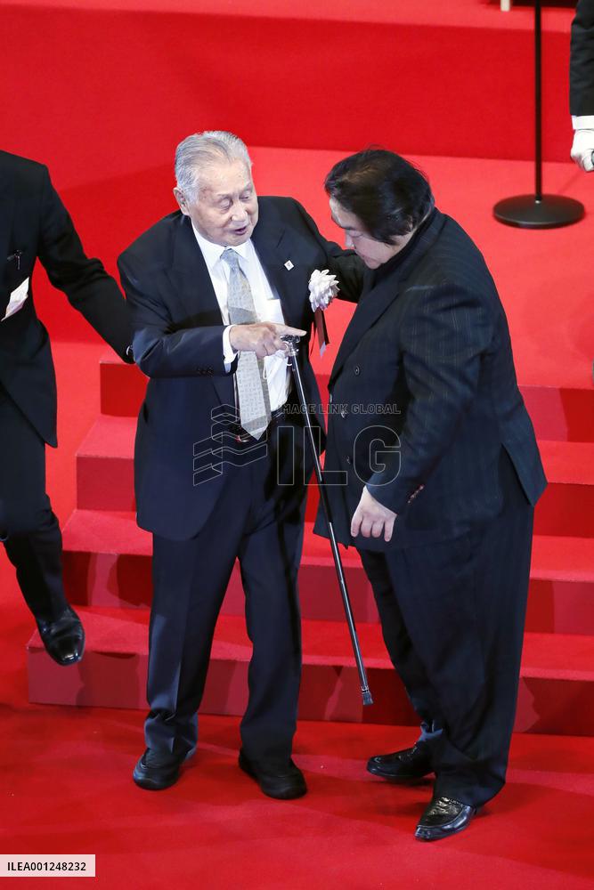 Farewell service held for Japan wrestling icon