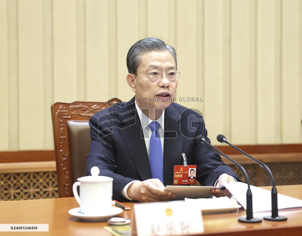 (TWO SESSIONS)CHINA-BEIJING-NPC-PRESIDIUM-MEETING (CN)