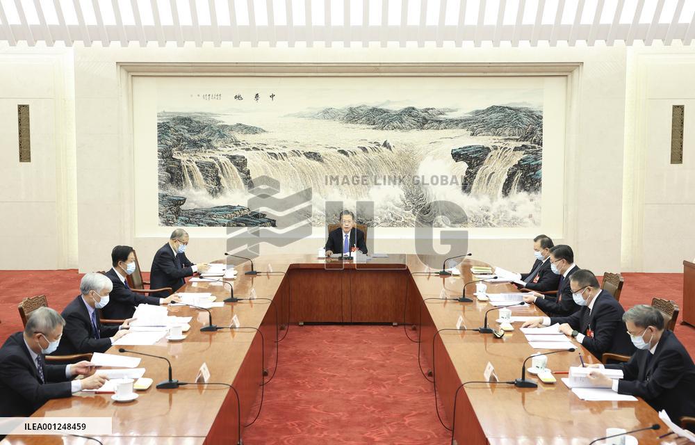 (TWO SESSIONS)CHINA-BEIJING-NPC-PRESIDIUM-EXECUTIVE CHAIRPERSONS-MEETING (CN)
