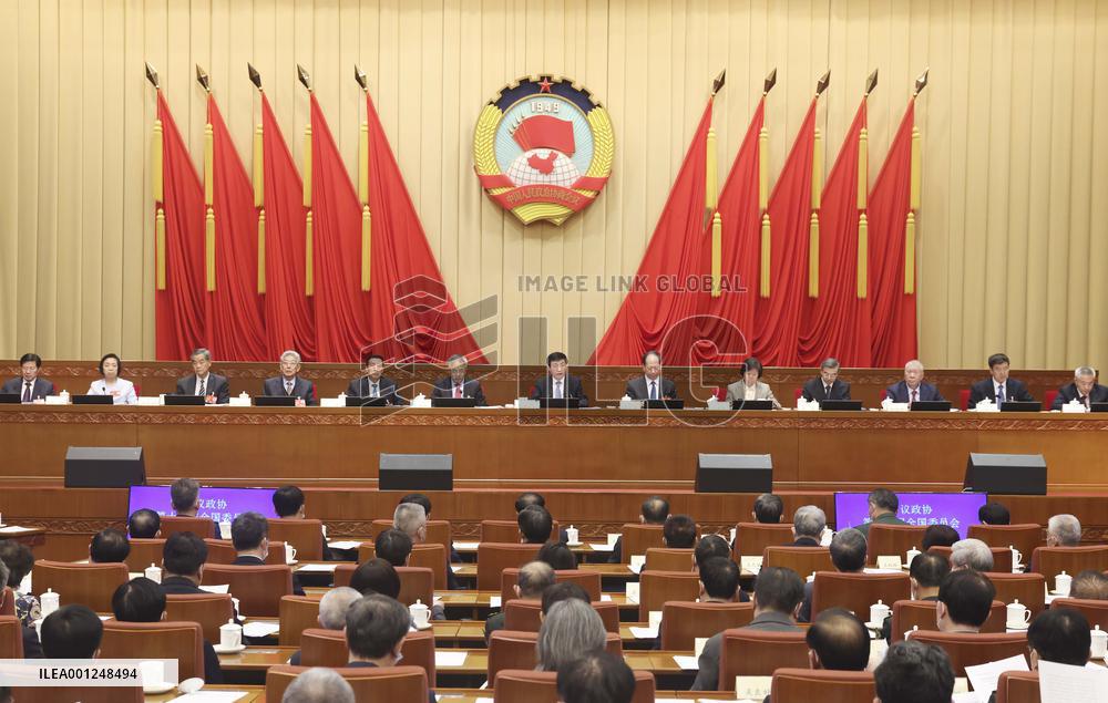 (TWO SESSIONS)CHINA-BEIJING-CPPCC-PRESIDIUM-MEETING (CN)