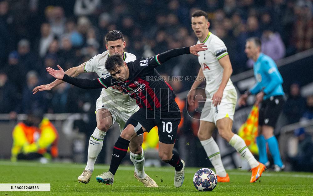 (SP)BRITAIN-LONDON-FOOTBALL-UEFA CHAMPIONS LEAGUE-AC MILAN VS TOTTENHAM HOTSPUR