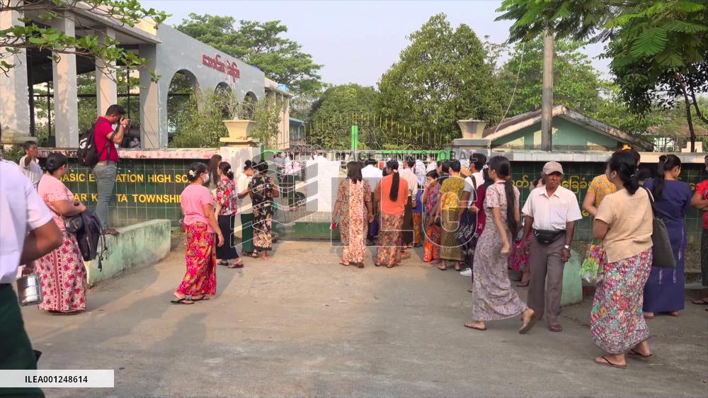 Over 160,000 students sit for matriculation exam in Myanmar