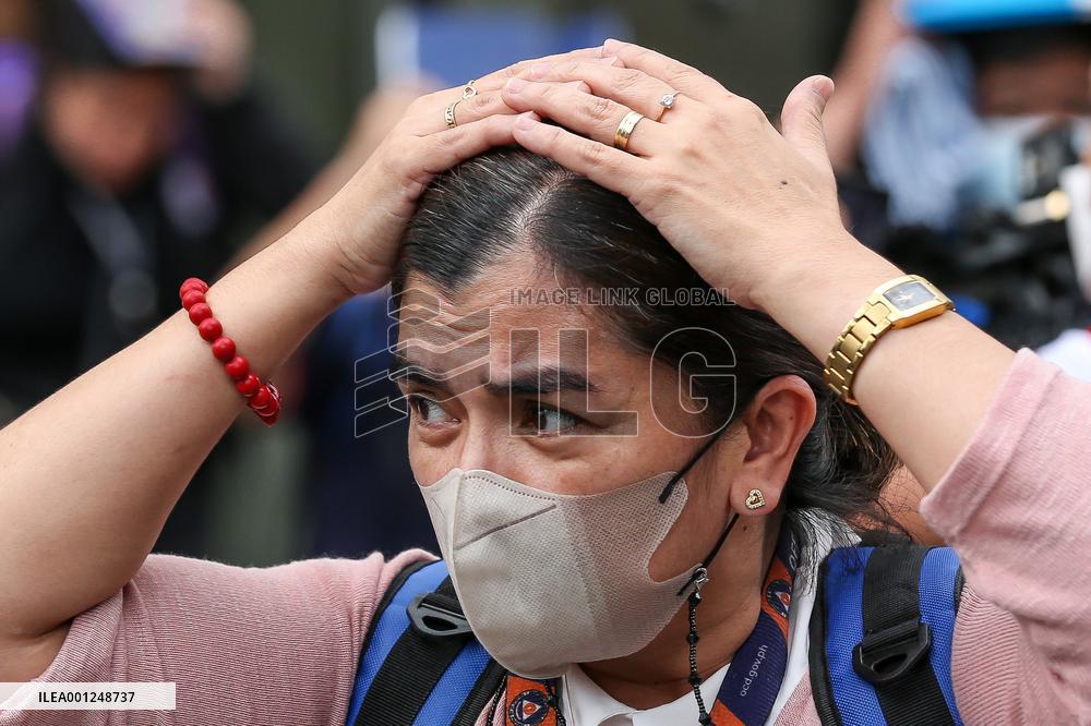 PHILIPPINES-QUEZON CITY-EARTHQUAKE DRILL