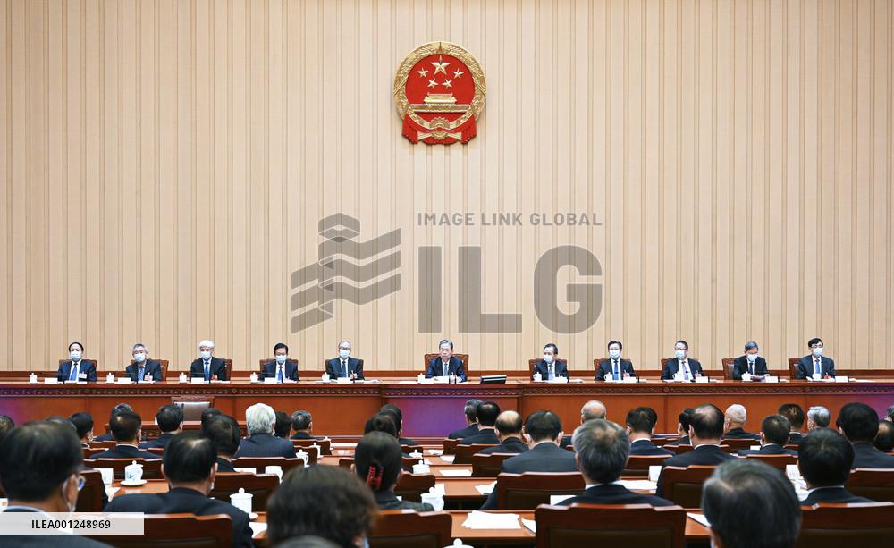 (TWO SESSIONS)CHINA-BEIJING-NPC-PRESIDIUM-MEETING (CN)