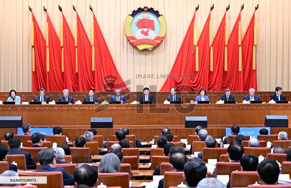 (TWO SESSIONS)CHINA-BEIJING-CPPCC-PRESIDIUM-MEETING (CN)