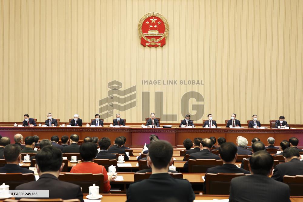 (TWO SESSIONS)CHINA-BEIJING-NPC-PRESIDIUM-MEETING (CN)