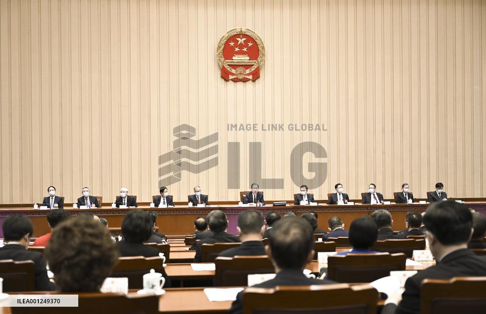 (TWO SESSIONS)CHINA-BEIJING-NPC-PRESIDIUM-MEETING (CN)