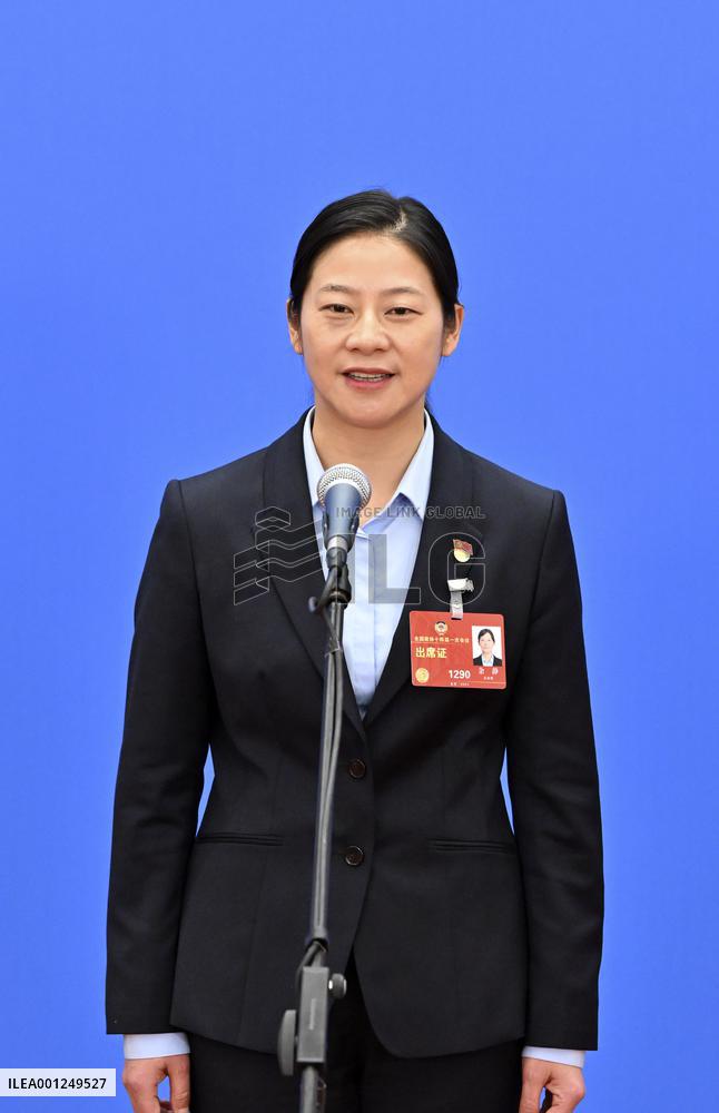 (TWO SESSIONS)CHINA-BEIJING-CPPCC-MEMBERS-INTERVIEW (CN)