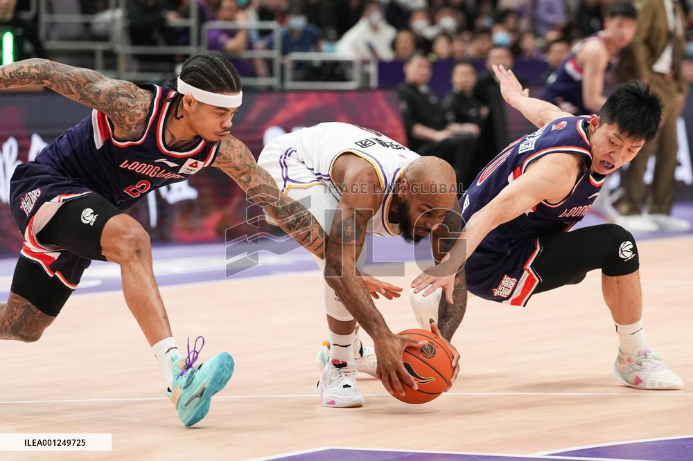(SP)CHINA-BEIJING-BASKETBALL-CBA LEAGUE-BEIJING VS GUANGZHOU (CN)