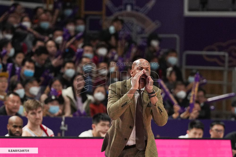 (SP)CHINA-BEIJING-BASKETBALL-CBA LEAGUE-BEIJING VS GUANGZHOU (CN)