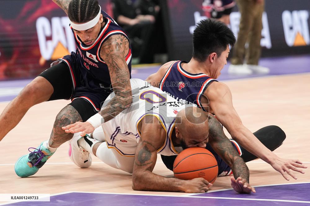 (SP)CHINA-BEIJING-BASKETBALL-CBA LEAGUE-BEIJING VS GUANGZHOU (CN)