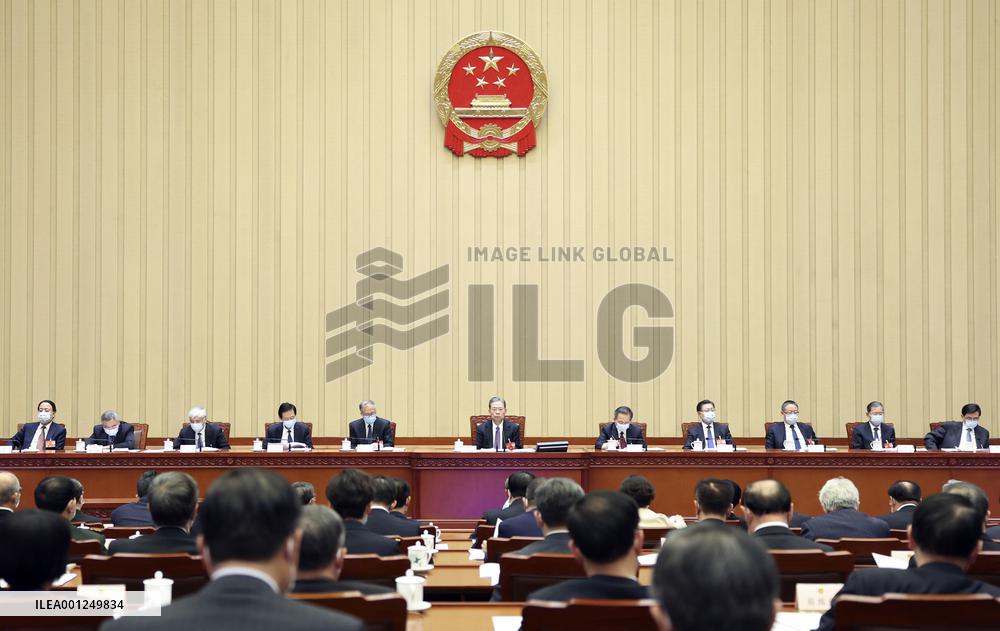 (TWO SESSIONS)CHINA-BEIJING-NPC-PRESIDIUM-MEETING (CN)