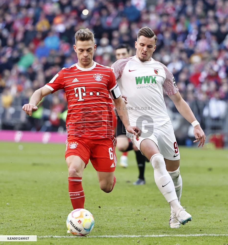 (SP)GERMANY-MUNICH-FOOTBALL-BUNDESLIGA-BAYERN MUNICH VS AUGSBURG