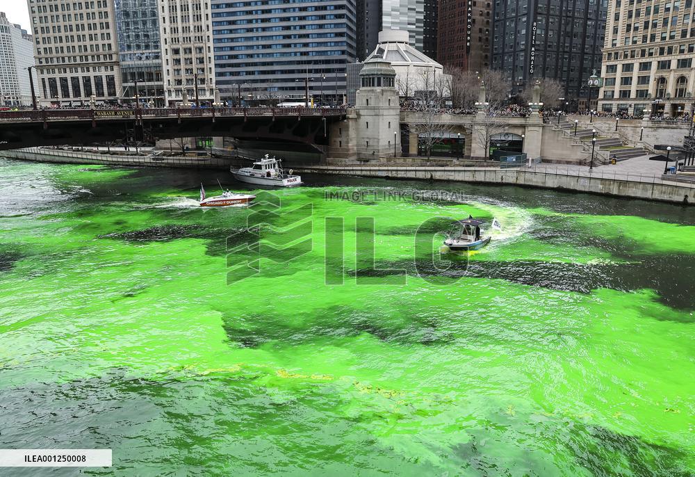 U.S.-CHICAGO-ST. PATRICK'S DAY-CELEBRATION