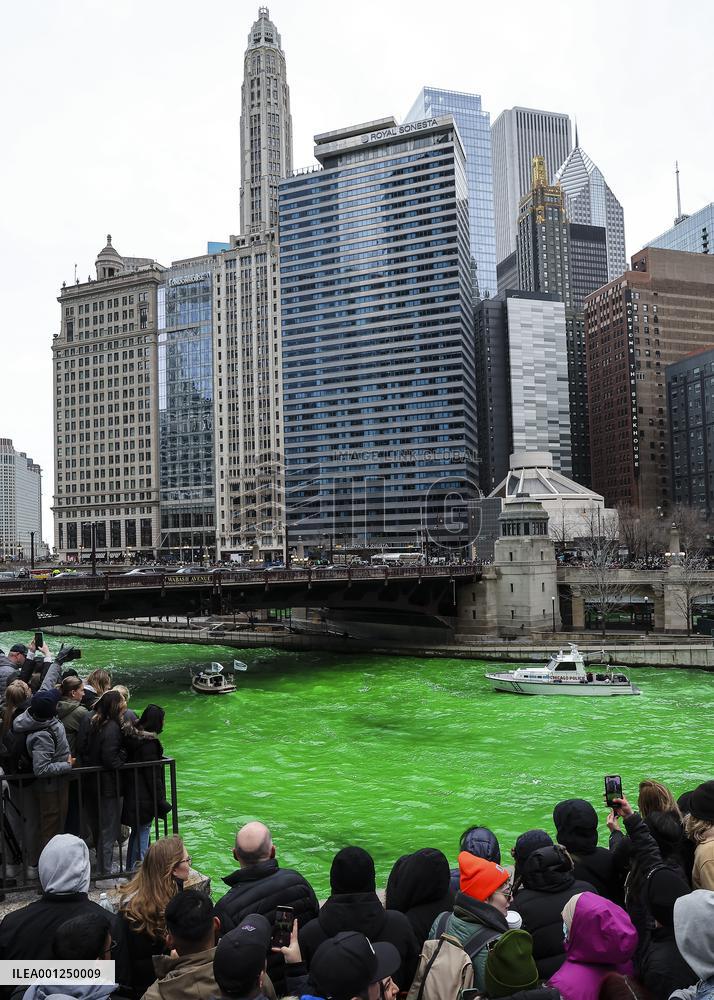 U.S.-CHICAGO-ST. PATRICK'S DAY-CELEBRATION