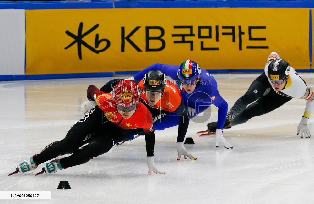 (SP)SOUTH KOREA-SEOUL-ISU-WORLD SHORT TRACK SPEED SKATING CHAMPIONSHIPS-MIXED TEAM RELAY